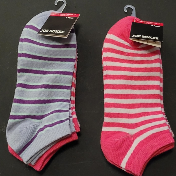 Joe Boxer Low Cut 6 Pairs Size 4-10 Socks - Picture 1 of 7